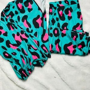 2pc Spotted Short Set